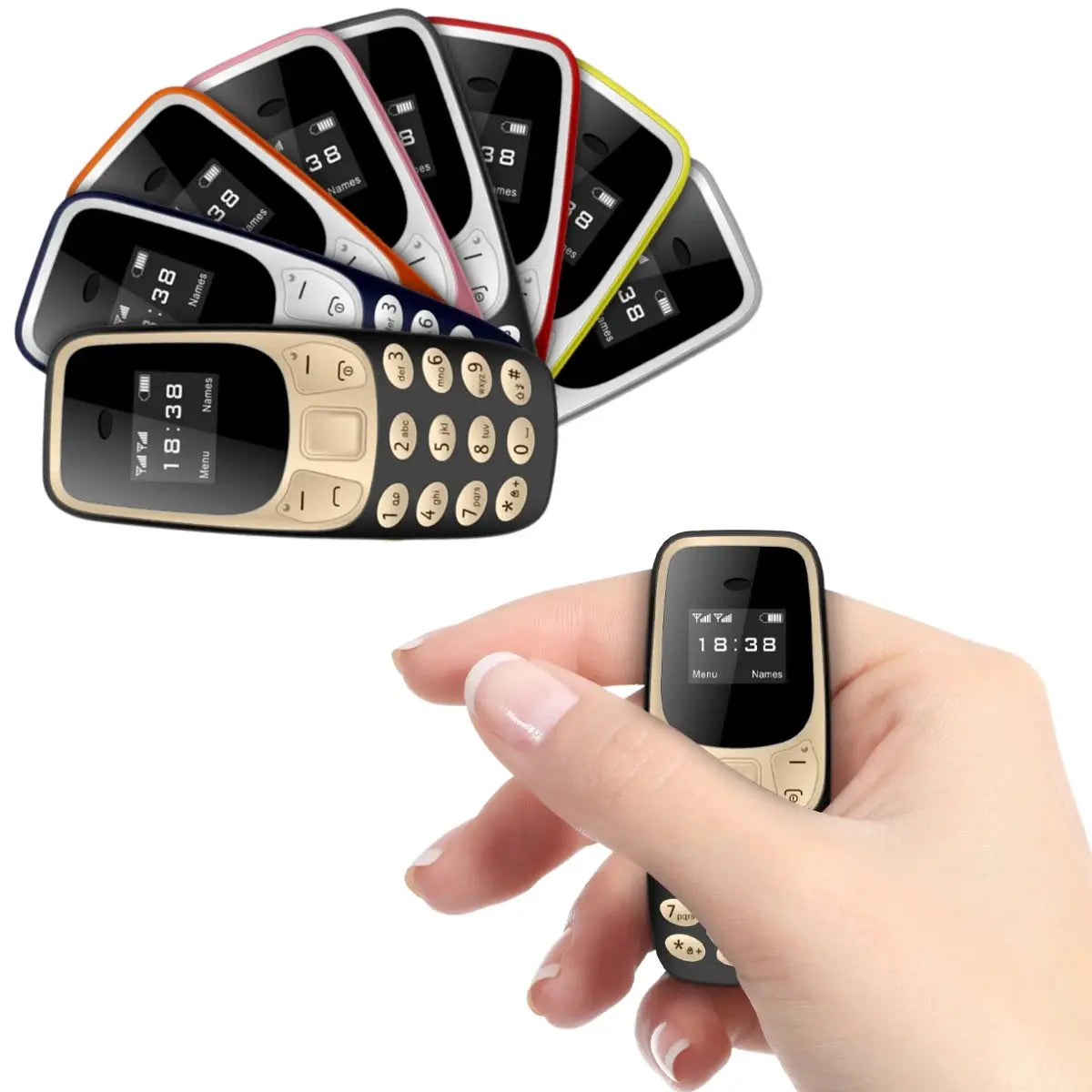 SERVO Small Mobile Phone Bluetooth Dialer Magic Voice Low Radiation Telephone ryshop